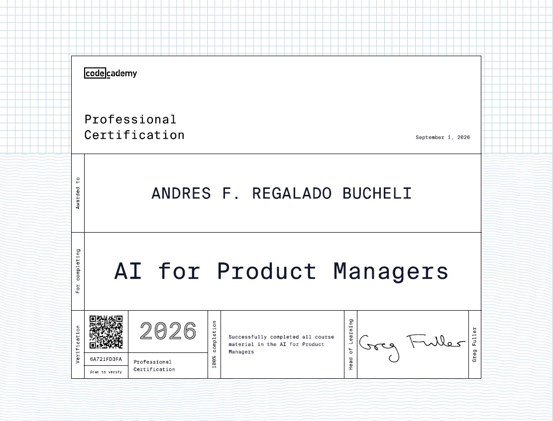 Photo of certificate