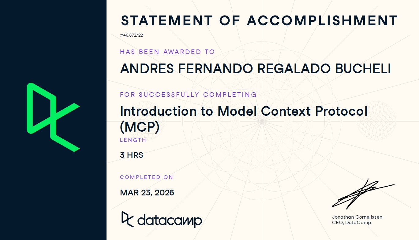 Photo of certificate