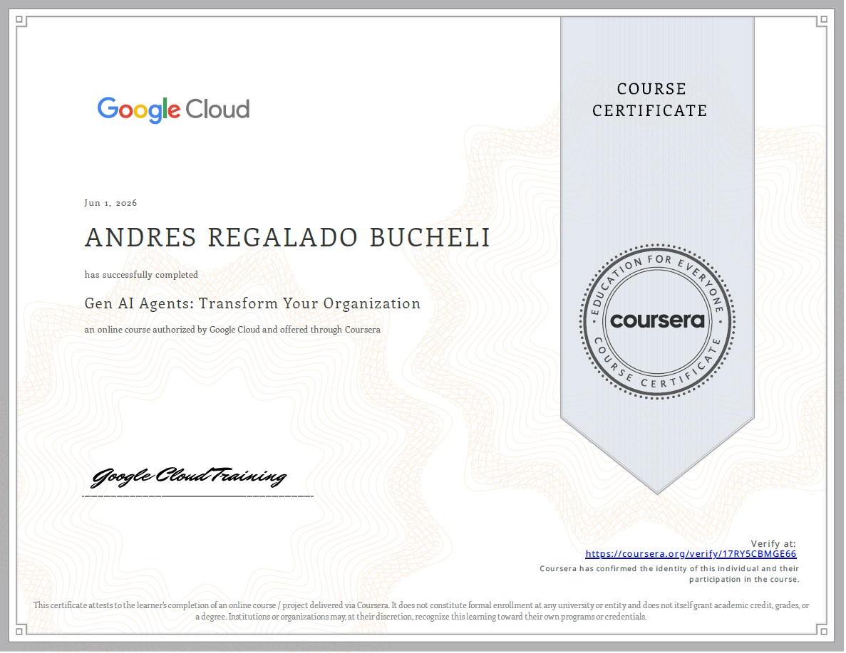 Photo of certificate