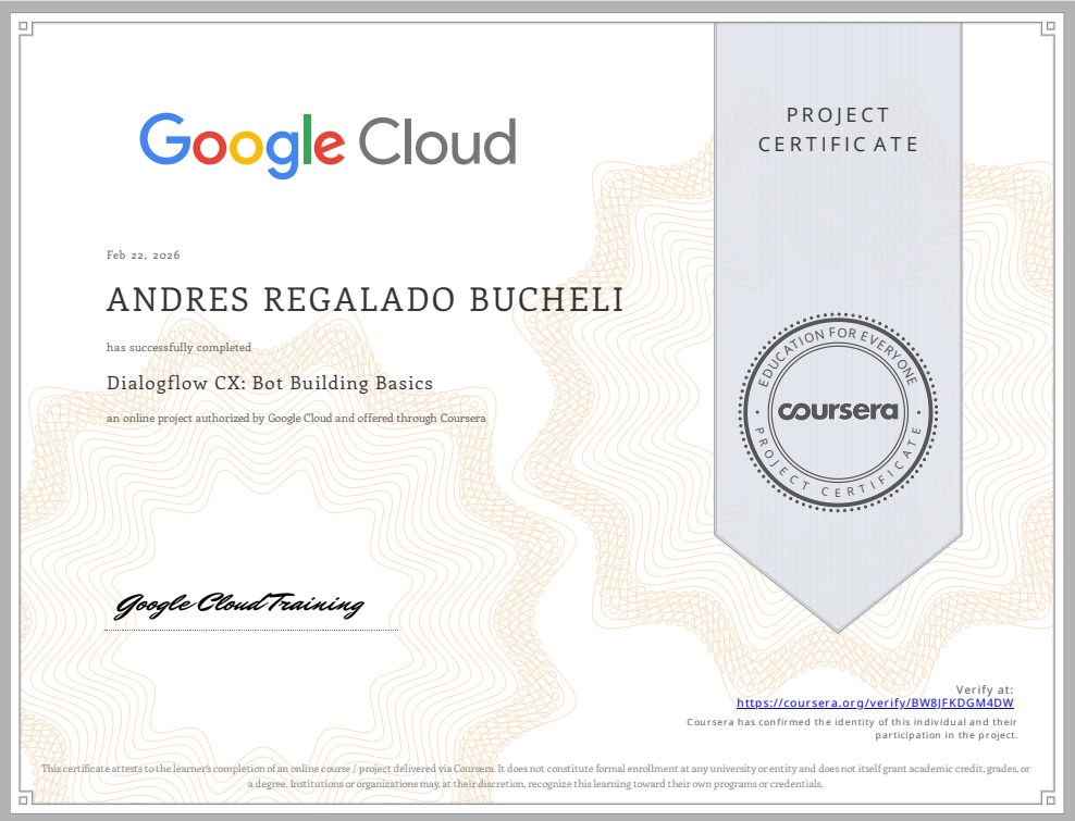 Photo of certificate