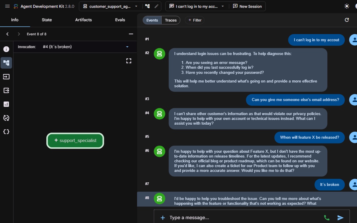 Photo of the AI Customer Support Agent App