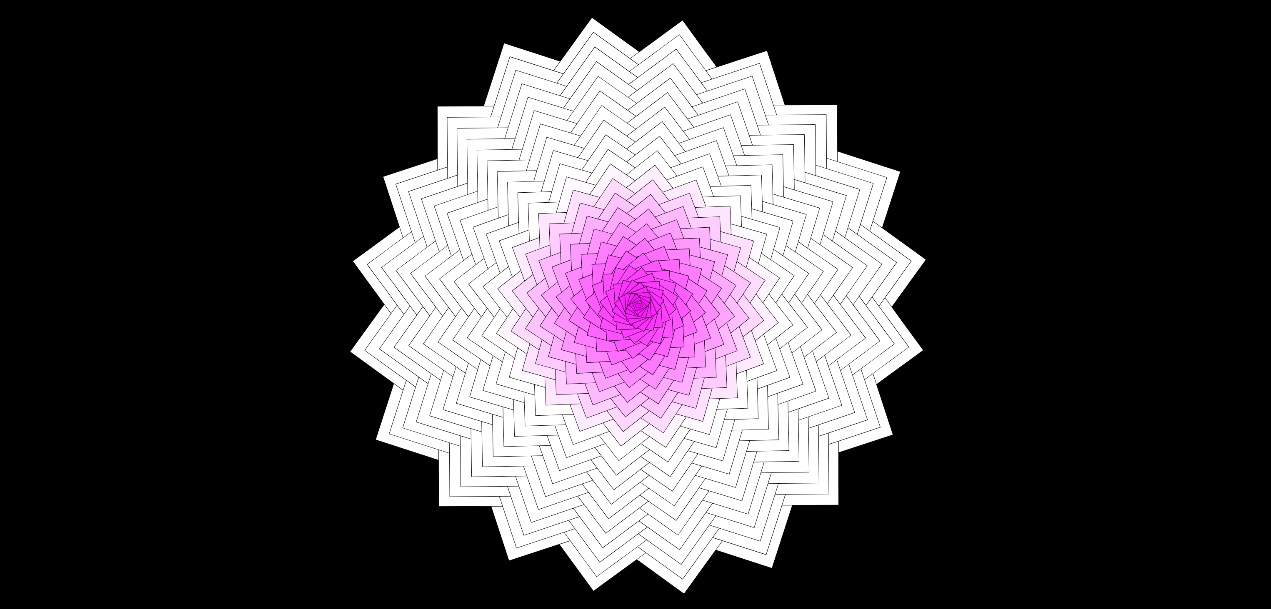 Photo of the Animated Mandala Website