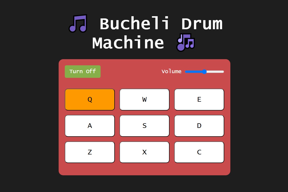 Photo of the Bucheli Drum Machine App