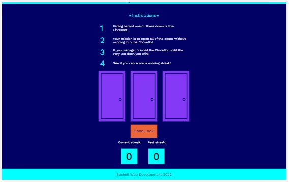 Photo of the Chore Door app