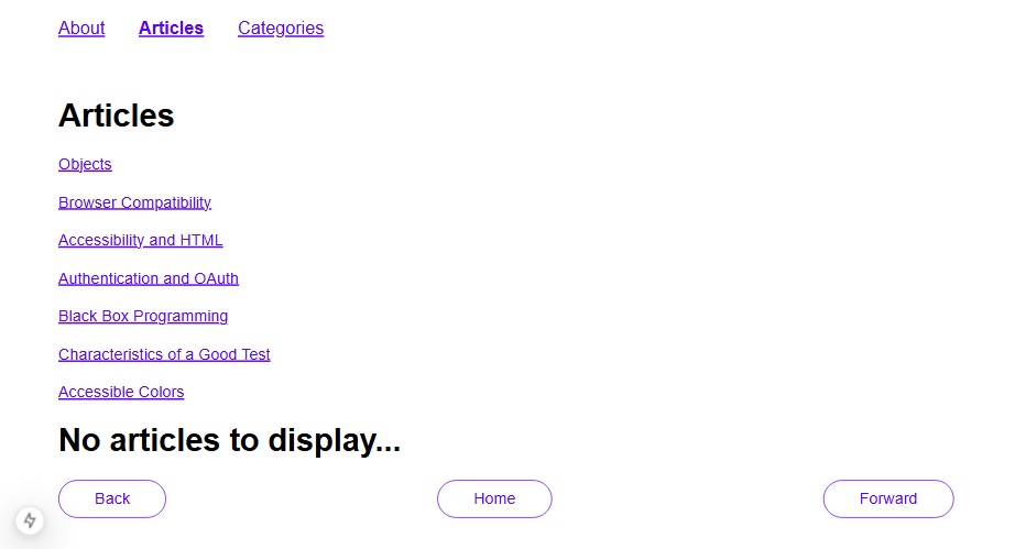 Photo of the Next.js Article Reader app
